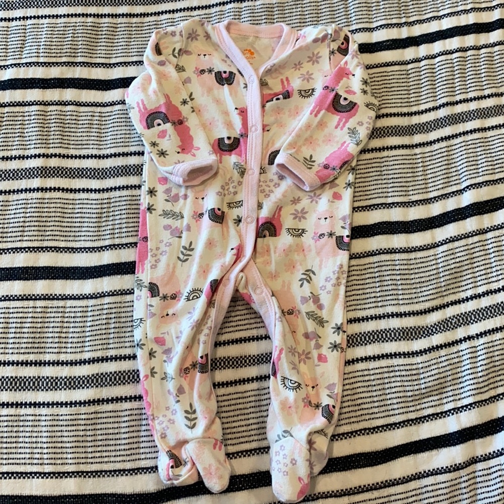 Llama Footie Pjs